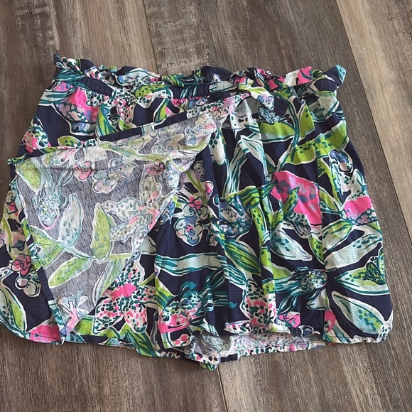 Lilly Pulitzer Karla skort in navy sway this way - Size XL (12-14) - Picture 6 of 8